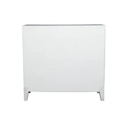 Simple Relax 2 Door Accent Cabinet With Geometric Carving, Antique White -Amazon Store 11NyrAzsSmL