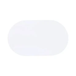 Coaster Retro Oval Dining Table White And Chrome -Amazon Store 11i7cQvKeVS