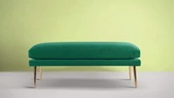 Jennifer Taylor Home Kierra Bench, 49" WX20.5 DX18 H, Ultramarine Green -Amazon Store 212GD7I0bVL