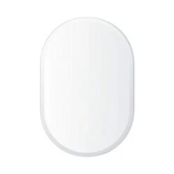 Better Bevel 24" X 36" Frameless Contemporary Oval Mirror | 1" Beveled Edge | Bathroom Wall Mirror