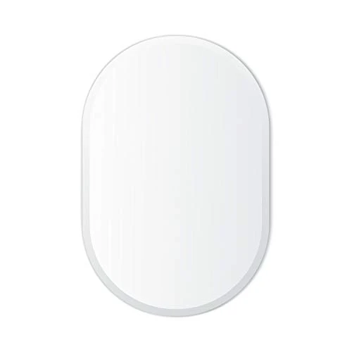 Better Bevel 24" X 36" Frameless Contemporary Oval Mirror | 1" Beveled Edge | Bathroom Wall Mirror 3 Better Bevel 24" X 36" Frameless Contemporary Oval Mirror | 1" Beveled Edge | Bathroom Wall Mirror