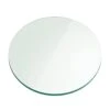 Fab Glass And Mirror 42" Inch Round 1/4 Inch Thick Flat Polished Tempered Glass Table Top, 42 Inch, Clear -Amazon Store 218FSmhBW8L
