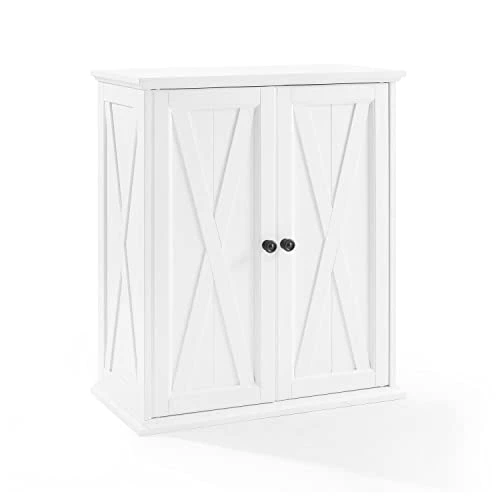 HomeStock Zen Zone Stackable Pantry Distressed White 3 HomeStock Zen Zone Stackable Pantry Distressed White