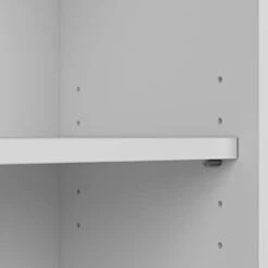 Bush Furniture Cabot Tall 5 Bookcase In White -Amazon Store 218xecPIFNL