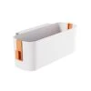 Wall Mounted Storage Box With Hook Mobile Phone Holder Mobile Phone Charging Station Remote Control Storage Box Self Adhesive Double Sided Tape Fixed Position Over The Sink Dish (Orange, One Size) -Amazon Store 21ATI11XWsL