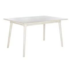 Safavieh Home Tia Modern Antique White Dining Table