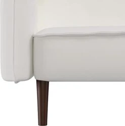 Jmaxo Futon Sofa Bed, 75Inches Modern Convertible Sleeper Couch With 3 Angles Adjustable Back And Solid Wood Leg For Living Room/Bedroom/Apartment/Office, White -Amazon Store 21Def54aMnL