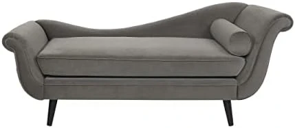 Christopher Knight Home Chaise Lounge,Polyester And Birch Wood, Beige + Dark Brown 29D X 69W X 30H In 11 Christopher Knight Home Chaise Lounge,Polyester And Birch Wood, Beige + Dark Brown 29D X 69W X 30H In - Image 9