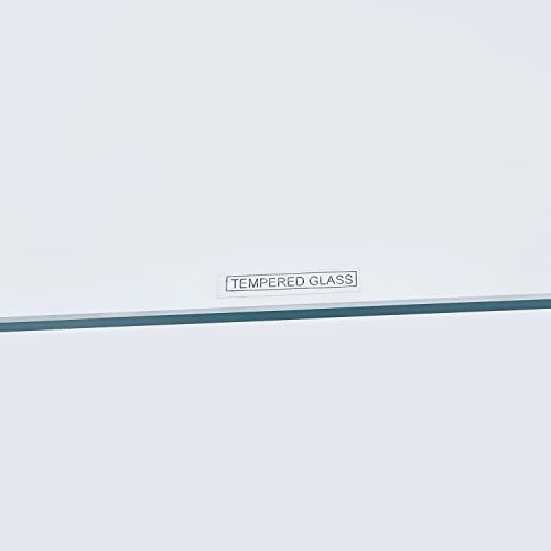 Paonne Glass Dining Table And Chair 7 Pieces Set, Dining Table Set For 6 Kitchen Room Table With 6 Chairs, Rectangular Glass Table With 4 PU Chairs 5 Paonne Glass Dining Table And Chair 7 Pieces Set, Dining Table Set For 6 Kitchen Room Table With 6 Chairs, Rectangular Glass Table With 4 PU Chairs - Image 3