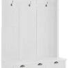 Crosley Furniture Ellison Hall Tree With Storage Drawer, White -Amazon Store 21NHQpfpC8L
