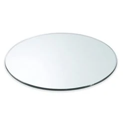 30" Round Tempered Glass Table Top 1/4" Thick Flat Polished Edge