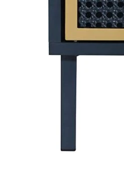 GENERIC Sideboard Buffet Cabinet, Kitchen Storage Cabinet Console Televison Table With Pop-up Doors For Living Room Home Furniture (Blue Gold) -Amazon Store 21PEhOAYKJL