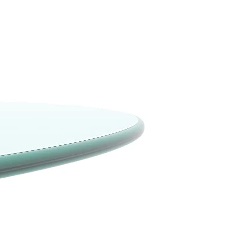 20" Inch Round Tempered Glass Table Top Clear Glass 1/4" Inch Thick Round Polished Edge (1/4" Thick Round Polished Edge, 20) 7 20" Inch Round Tempered Glass Table Top Clear Glass 1/4" Inch Thick Round Polished Edge (1/4" Thick Round Polished Edge, 20) - Image 5