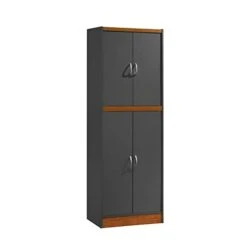 STEFIK 4 - Door Kitchen Pantry (Gray-Oak)