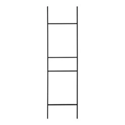 Kate And Laurel Poggi Metal Leaner Ladder Valet, 17.75" X 67", Black, Modern Sophisticated Wall Decor Accent -Amazon Store 21SQ1MlPSdL