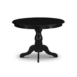 East West Furniture Dinner HBT-ABK-TP Dining Room Table Round Tabletop And 42 X 29.5-Black Finish 12 East West Furniture Dinner HBT-ABK-TP Dining Room Table Round Tabletop And 42 X 29.5-Black Finish -Amazon Store 21TBI8JXMrL