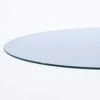 48" Round Clear Glass Table Top 1/2" Thick Flat Polished Edge