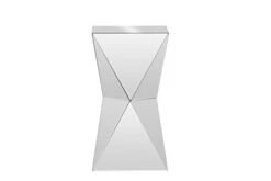 Baxton Studio Rebecca Contemporary Multi-Faceted Mirrored Side Table -Amazon Store 21WAO37SqNL