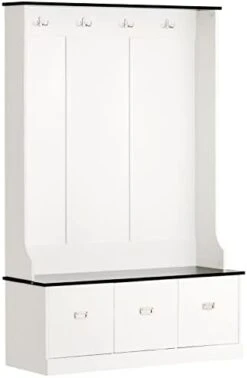 FRITHJILL Hall Tree, 72.1" 3-in-1 Hall Tree Storage Bench And Coat Rack, Entryway Storage Organizer -Amazon Store 21XQPEZYdsL. AC