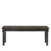 ACME Claudia II Bench - - Weathered Gray -Amazon Store 21XqAS8IHoL