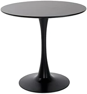 Roomnhome Self-Assembly ∅31.5'' Round Table, Sturdy Décor Table With A Combination Of Iron Frame And 0.7'' Thickness MDF + Scatchproof HPL Top, Home And Kitchen Black Round Table 10 Roomnhome Self-Assembly ∅31.5'' Round Table, Sturdy Décor Table With A Combination Of Iron Frame And 0.7'' Thickness MDF + Scatchproof HPL Top, Home And Kitchen Black Round Table - Image 8