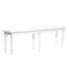 Deco 79 Wood Long Slim Bench, 63" X 12" X 18", White -Amazon Store 21Yl9ThQvOL