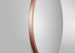 Talos Noble Design Round Mirror With Copper-Coloured Aluminium Frame, Ø 60 Cm -Amazon Store 21aWAmdRtdL