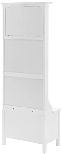 Crosley Furniture Plymouth Hall Tree, White 7 Crosley Furniture Plymouth Hall Tree, White - Image 5