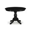 East West Furniture Dinner HBT-ABK-TP Dining Room Table Round Tabletop And 42 X 29.5-Black Finish -Amazon Store 21cgcMq9YmL