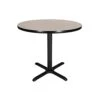 OEF Furnishings OEF Café Table, 30" Height, Grey Nebula/Black Frame -Amazon Store 21d8snfAVrS