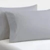 Glossio Homes Luxurious 1000 Thread Count Set Of 2 Pillowcases Italian Finish 100% Egyptian Cotton (King(20X40), Silver Grey) -Amazon Store 21gedApbEBL