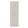 Aybihous3 Five Shelves, Double Door Cabinet -Pearl