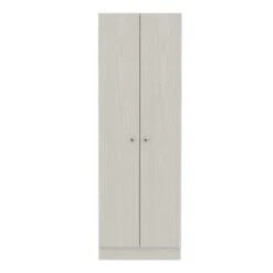 Aybihous3 Five Shelves, Double Door Cabinet -Pearl