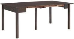 MECO Stakmore Traditional Expanding Table, Fruitwood Frame, 20 In X 40 In X 30.3 In -Amazon Store 21iV4bpMTL. AC