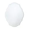 Better Bevel 23.5" X 30.5" Frameless Scalloped Oval Mirror | 1" Beveled Edge | Bathroom Wall Mirror