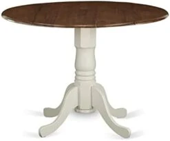 East West Furniture Wooden DMT-WLW-TP Modern Dining Table With Walnut Round Tabletop And 42 X 30-Linen White Finish 23 East West Furniture Wooden DMT-WLW-TP Modern Dining Table With Walnut Round Tabletop And 42 X 30-Linen White Finish -Amazon Store 21iYns6e9oL. AC