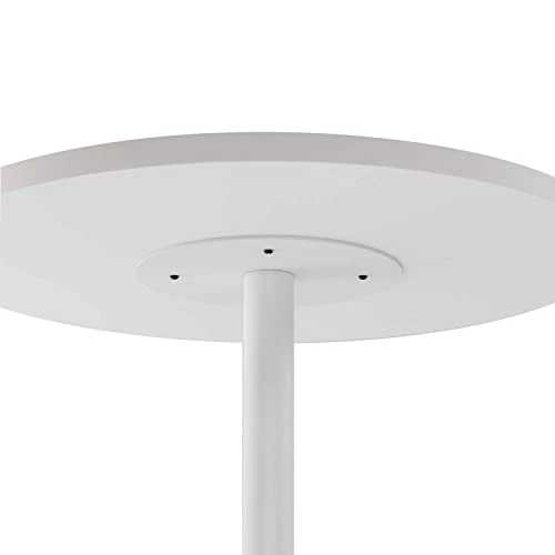 SENGLIDA White Dining Table Round Small Office Table Conference Table Coffee Meeting Table For Office Boardroom Kitchen Living Room Waterproof Desktop Easy Assembly 31.5 Inch 6 SENGLIDA White Dining Table Round Small Office Table Conference Table Coffee Meeting Table For Office Boardroom Kitchen Living Room Waterproof Desktop Easy Assembly 31.5 Inch - Image 4