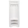 Pemberly Row Contemporary Corner Hall Tree In White -Amazon Store 21kM8q8I8hS