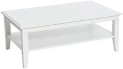 Creative Co-Op Pleasantville Wood Dining Table, 35" L X 63" W X 30" H, White -Amazon Store 21mIBy2KpXL. AC