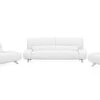 Zuri Modern Aspen White Microfiber Leather Sofa Set With Loveseat And Chair -Amazon Store 21oJDNTfqoL