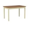 Zinus Becky Farmhouse Wood Dining Table / Table Only White 45 In X 28 In X 29 In