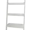 EHomeProducts White 5-Tier Leaning Ladder Book Shelf