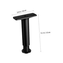 Homoyoyo 2pcs Bed Support Frame Black Bracket Plastic Steel Increased -Amazon Store 21w5QbbLq5L