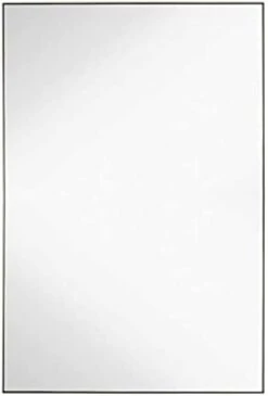 Hamilton Hills 24x36 Inch Black Brushed Metal Framed Vanity Mirrors For Wall | Rectangular Square Corner Glass Panel Wall Mirror | Deep Set Design Bathroom Vanity Mirror Hangs Horizontal Or Vertical 25 Hamilton Hills 24x36 Inch Black Brushed Metal Framed Vanity Mirrors For Wall | Rectangular Square Corner Glass Panel Wall Mirror | Deep Set Design Bathroom Vanity Mirror Hangs Horizontal Or Vertical -Amazon Store 21ygzD1XLL. AC