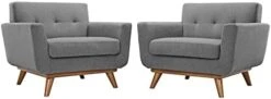 Modway Engage Mid-Century Modern Upholstered Fabric Sofa, Loveseat And Armchair In Gray 30 Modway Engage Mid-Century Modern Upholstered Fabric Sofa, Loveseat And Armchair In Gray -Amazon Store 31 c0TBU5HL. AC