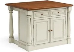 Homestyles Monarch Kitchen Island Set, With 2 Stools, Off-White 14 Homestyles Monarch Kitchen Island Set, With 2 Stools, Off-White -Amazon Store 31 r2cmmNIL. AC