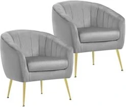 Yaheetech Accent Chair, Modern And Cozy Barrel Chair With Gold Metal Legs, Tufted Accent Armchair For Living Room/Bedroom/Office/Guest Room Green, Set Of 2 19 Yaheetech Accent Chair, Modern And Cozy Barrel Chair With Gold Metal Legs, Tufted Accent Armchair For Living Room/Bedroom/Office/Guest Room Green, Set Of 2 -Amazon Store 310Ln3W03EL. AC