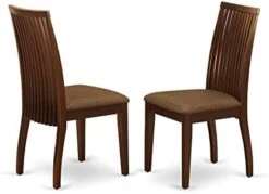 East West Furniture Dining Chairs, Medium, IPC-MAH-W -Amazon Store 310RitfywnL. AC