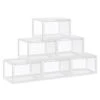 SONGMICS Shoe Boxes, Pack Of 6 Stackable Shoe Organizers With Clear Door For Sneakers, Plastic Shoe Storage For US Size 12, 14.2 X 11 X 8.7 Inches, Transparent ULSP06CW 1 SONGMICS Shoe Boxes, Pack Of 6 Stackable Shoe Organizers With Clear Door For Sneakers, Plastic Shoe Storage For US Size 12, 14.2 X 11 X 8.7 Inches, Transparent ULSP06CW -Amazon Store 310TAtZNGuL