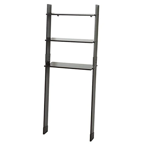 Zenna Home 9431CH, Leaning Wood Ladder-Style Bathroom Spacesaver, Espresso 3 Zenna Home 9431CH, Leaning Wood Ladder-Style Bathroom Spacesaver, Espresso